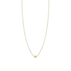 14k Gold Itty Bitty Star Necklace