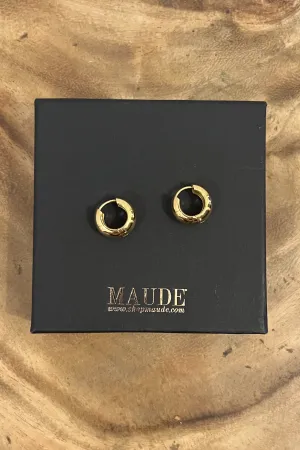 18K Jane Baby Hoop Earrings