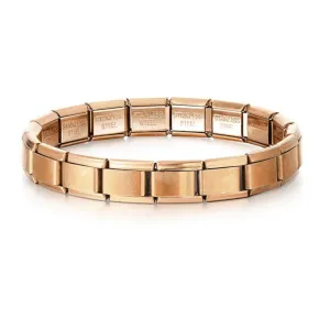 9mm Rose Gold Plated Italian Nomination Starter Bracelet