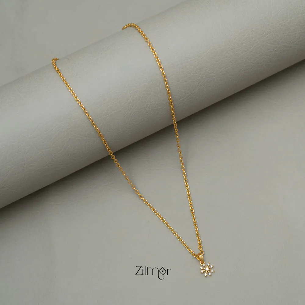 AG101776 - AD Pendant Simple Necklace