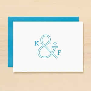 Ampersand Personalized Stationery