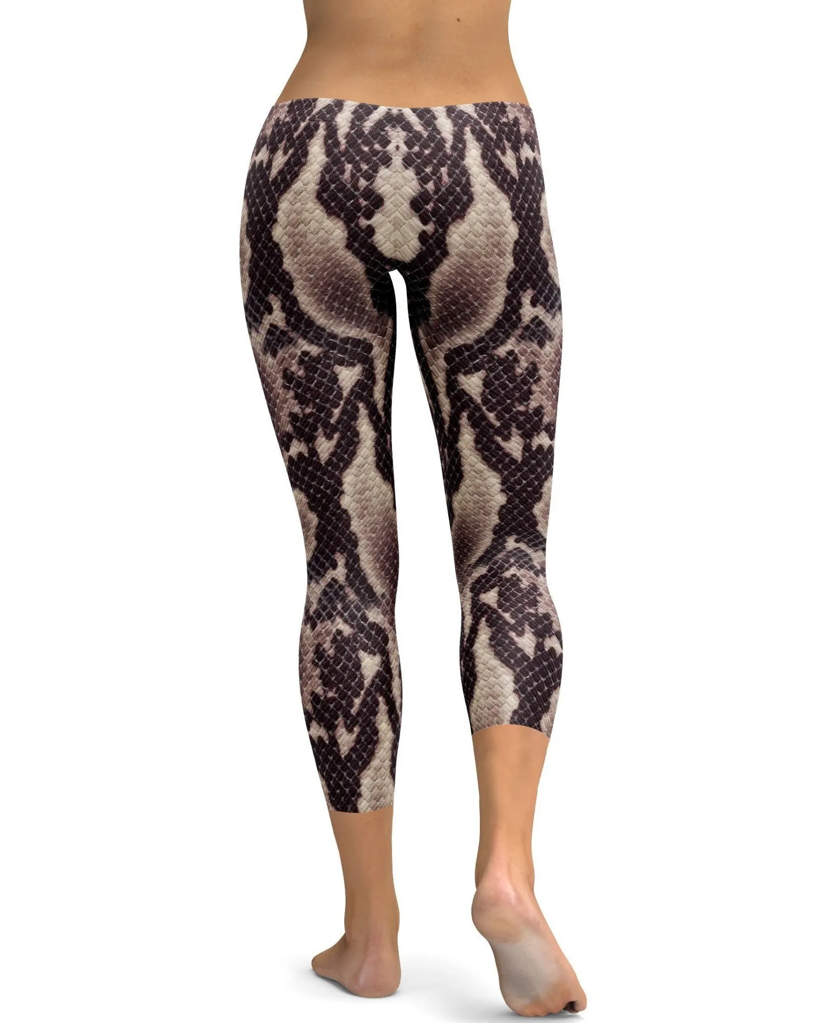 Anaconda Snake Skin Capris