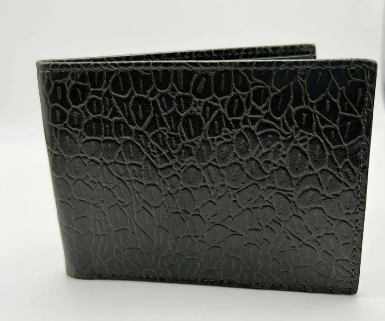 Bifold Leather Wallet Men and Women - Sleek & Stylish