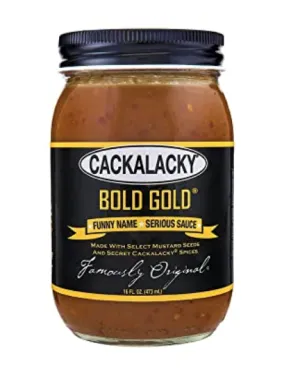 Cackalacky Bold Gold Sauce 16oz