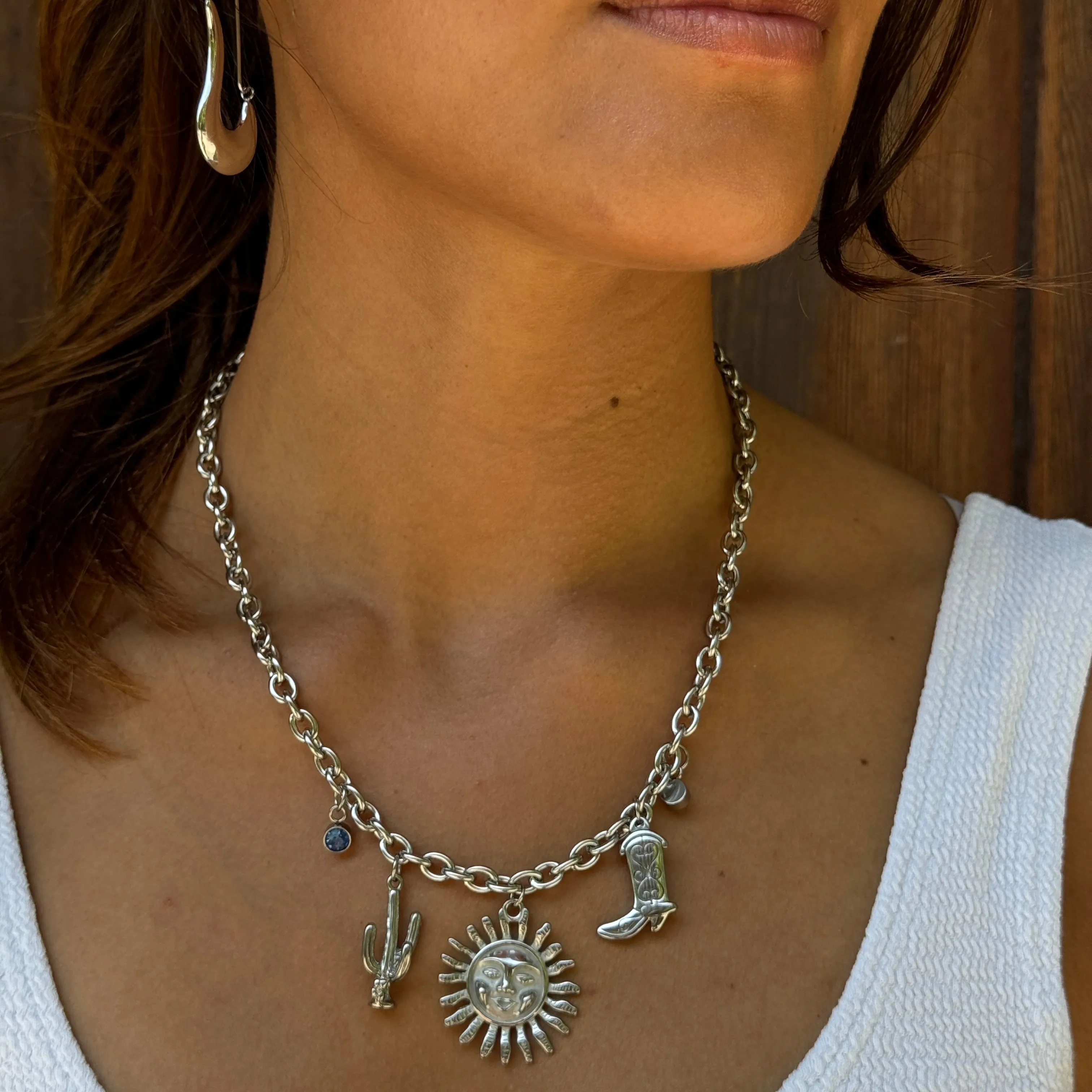 Charm Western necklace