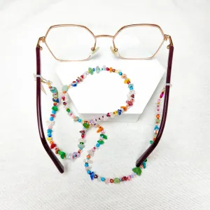 Chunky Bead Eyeglass Holder: Stylish and Functional