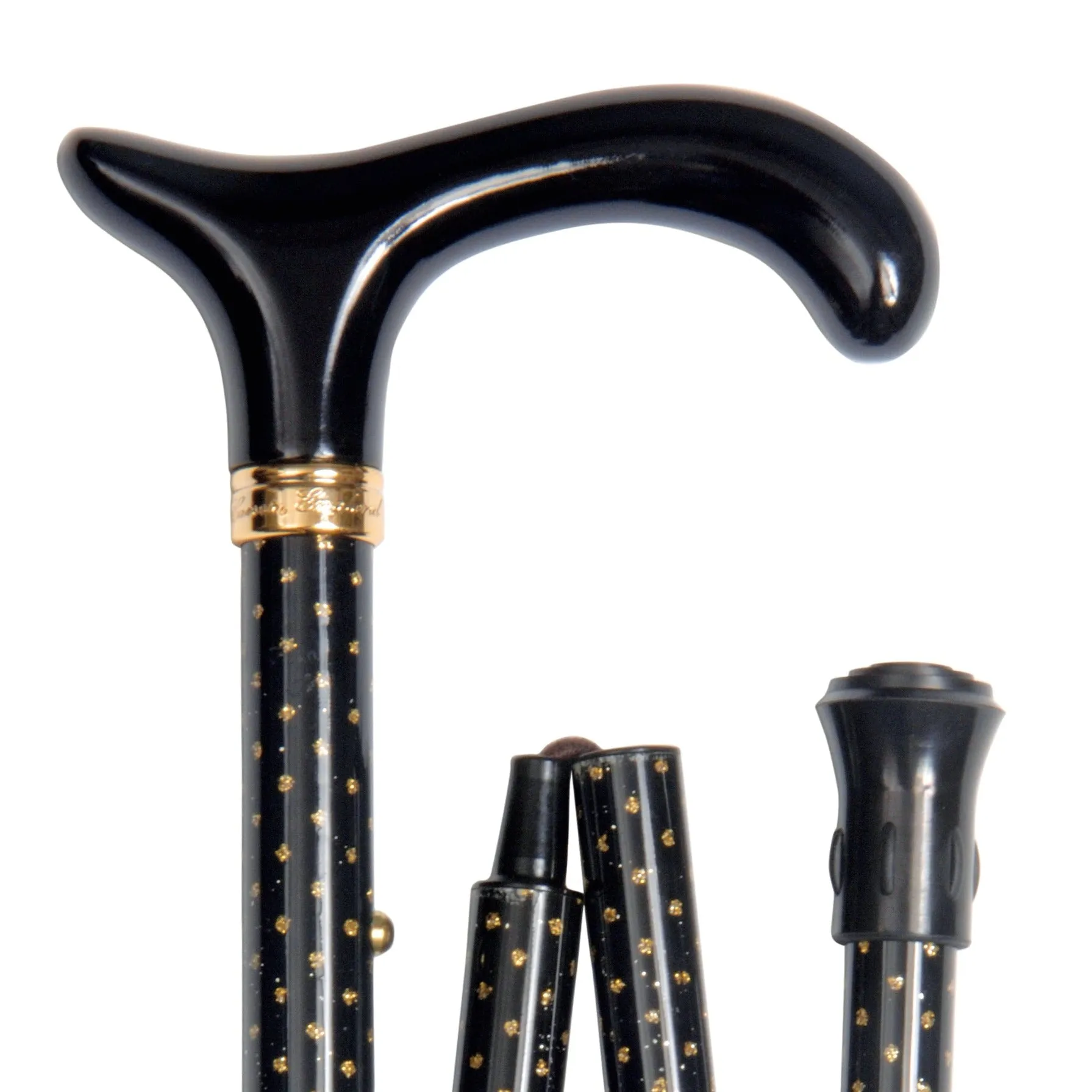 Classic Canes Folding Glitterati Derby Cane