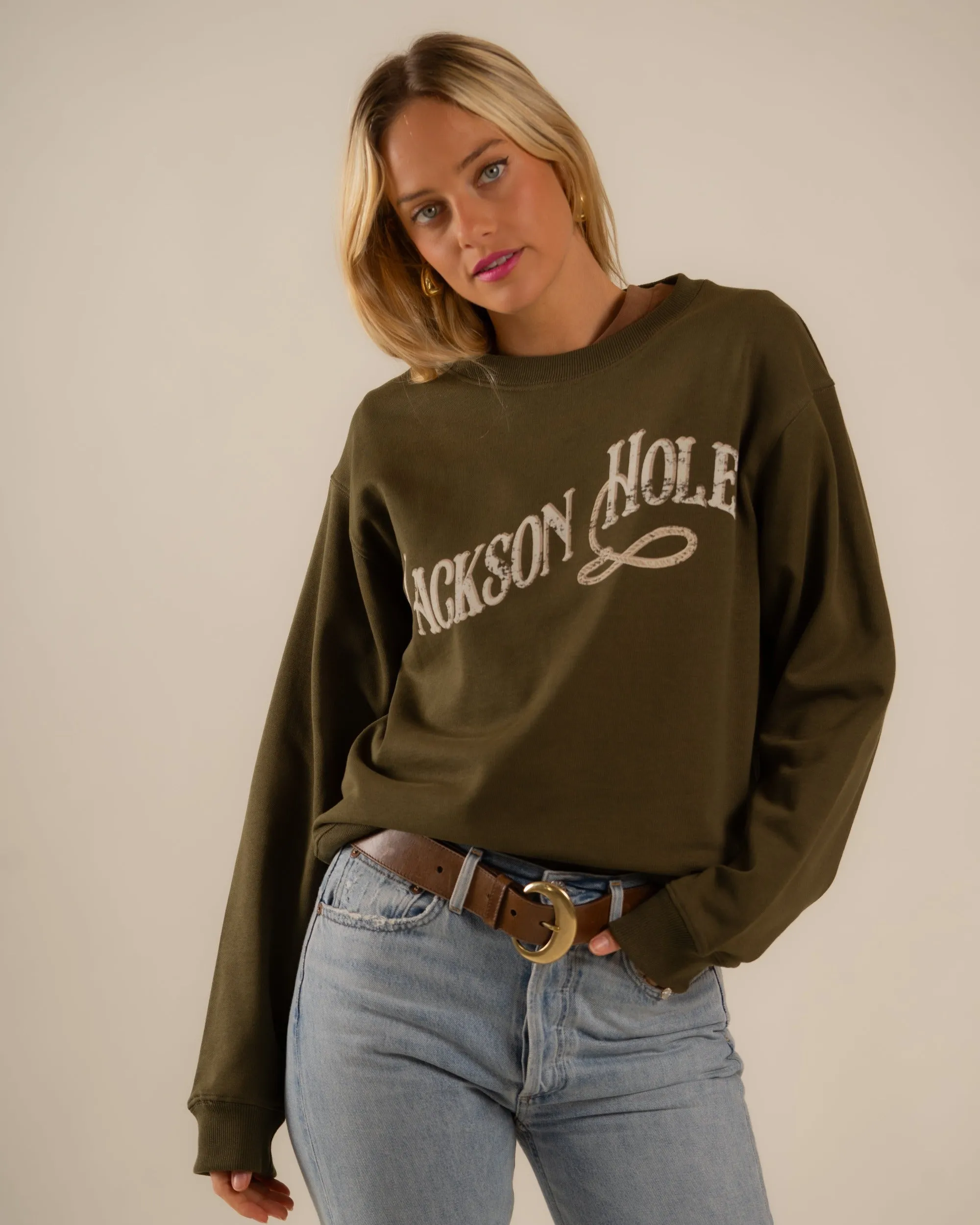 Classic Crewneck Jackson Hole