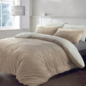 Cord Duvet Cover - Taupe