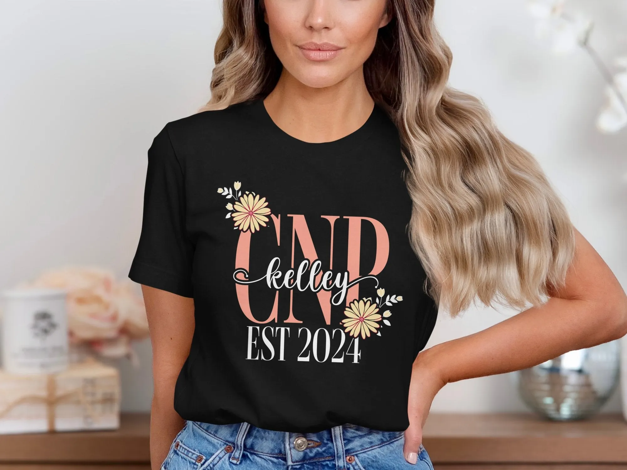 Custom Family Name Monogram T-Shirt, Personalized Family Established Date Tee, Custom Floral Name Shirt, Perfect Family Reunion Gift