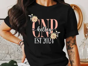 Custom Family Name Monogram T-Shirt, Personalized Family Established Date Tee, Custom Floral Name Shirt, Perfect Family Reunion Gift