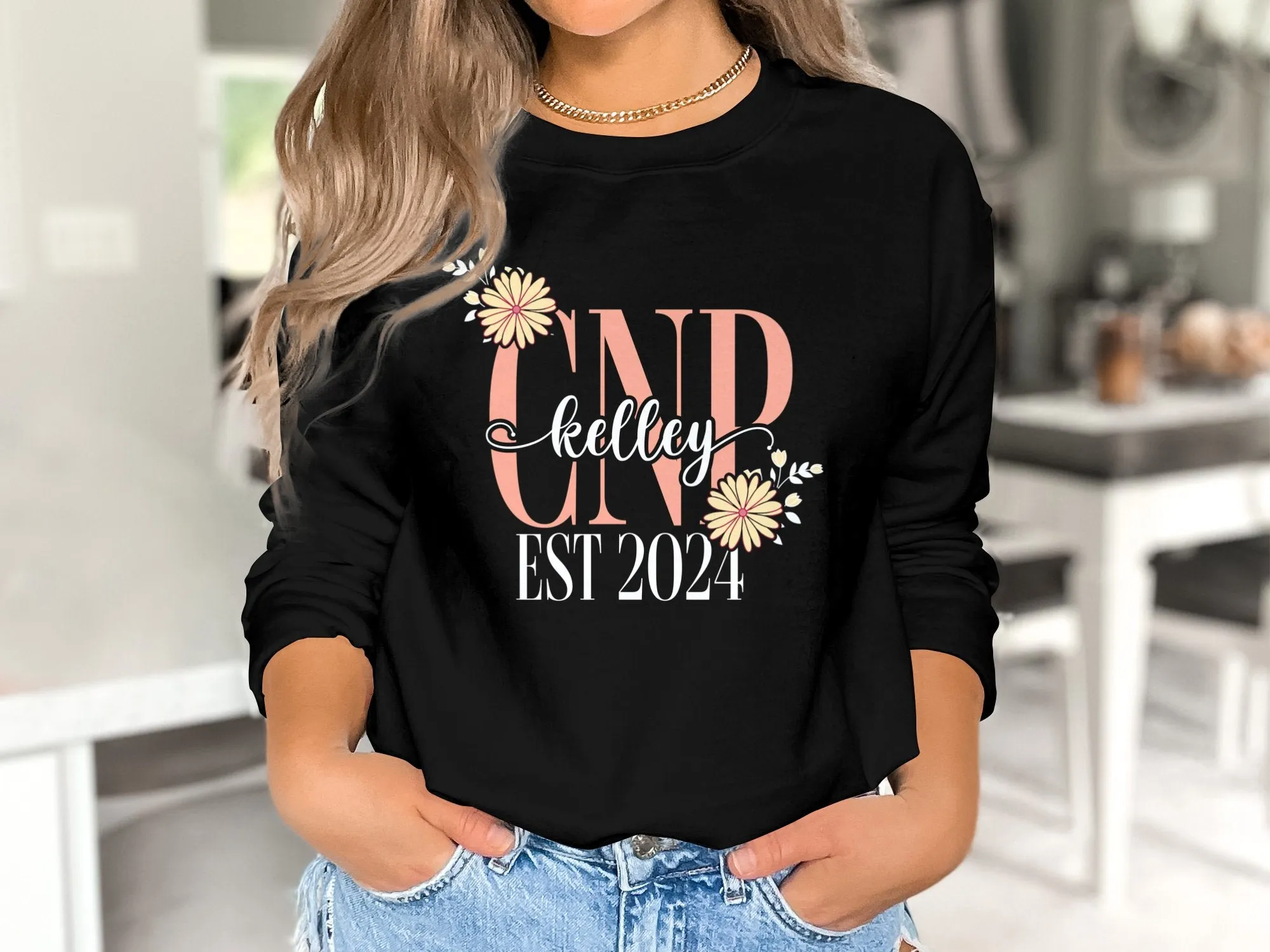 Custom Family Name Monogram T-Shirt, Personalized Family Established Date Tee, Custom Floral Name Shirt, Perfect Family Reunion Gift