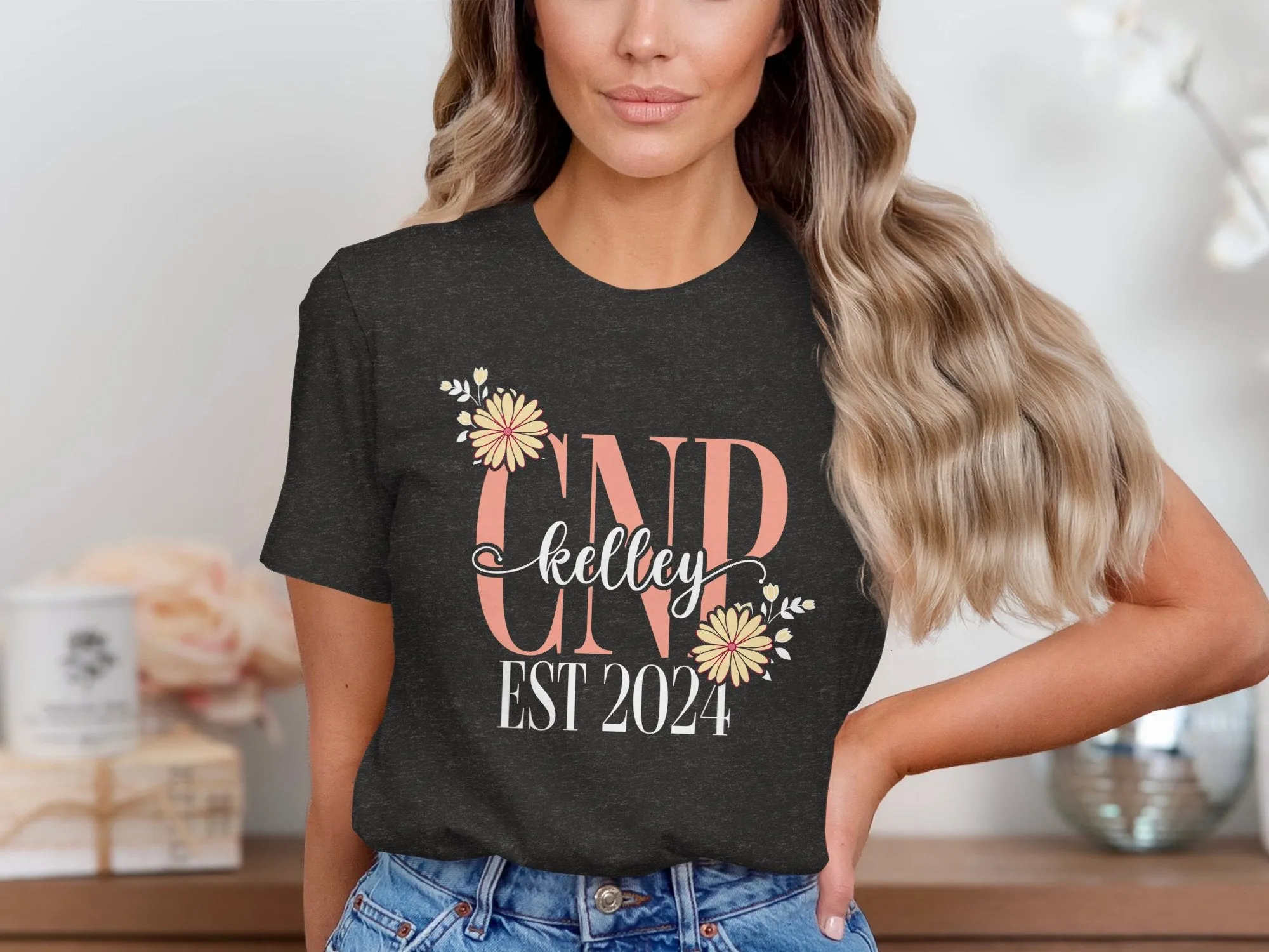 Custom Family Name Monogram T-Shirt, Personalized Family Established Date Tee, Custom Floral Name Shirt, Perfect Family Reunion Gift