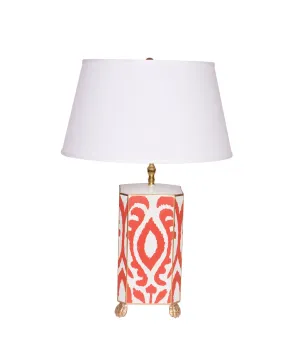 Dana Gibson Magda Lamp in Persimmon