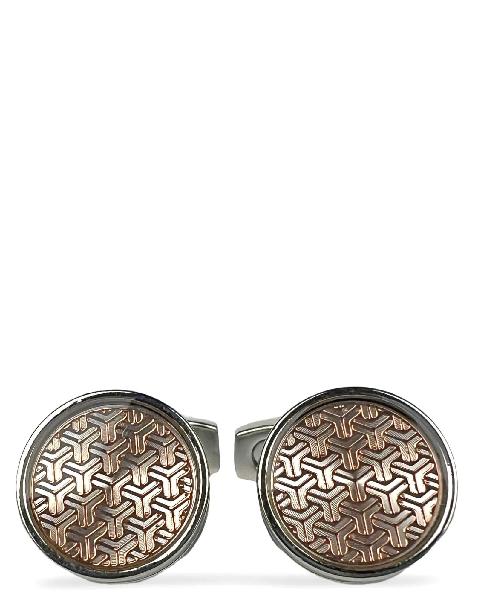 DÉCLIC Lavish Round Cufflink