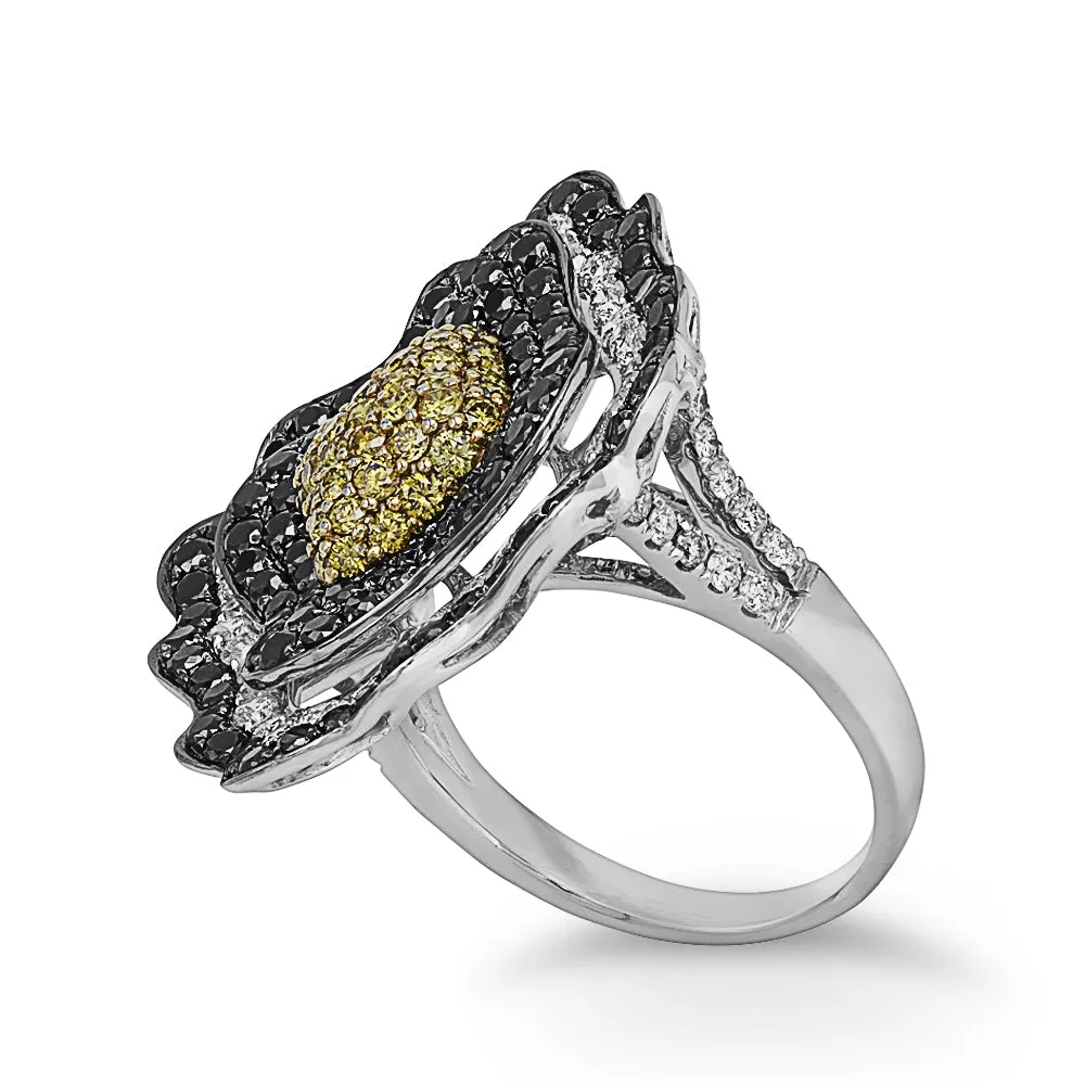 Diamond Cluster Ring
