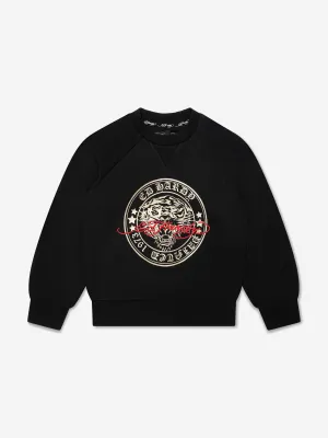 ED Hardy Boys Gold Label Sweatshirt in Black