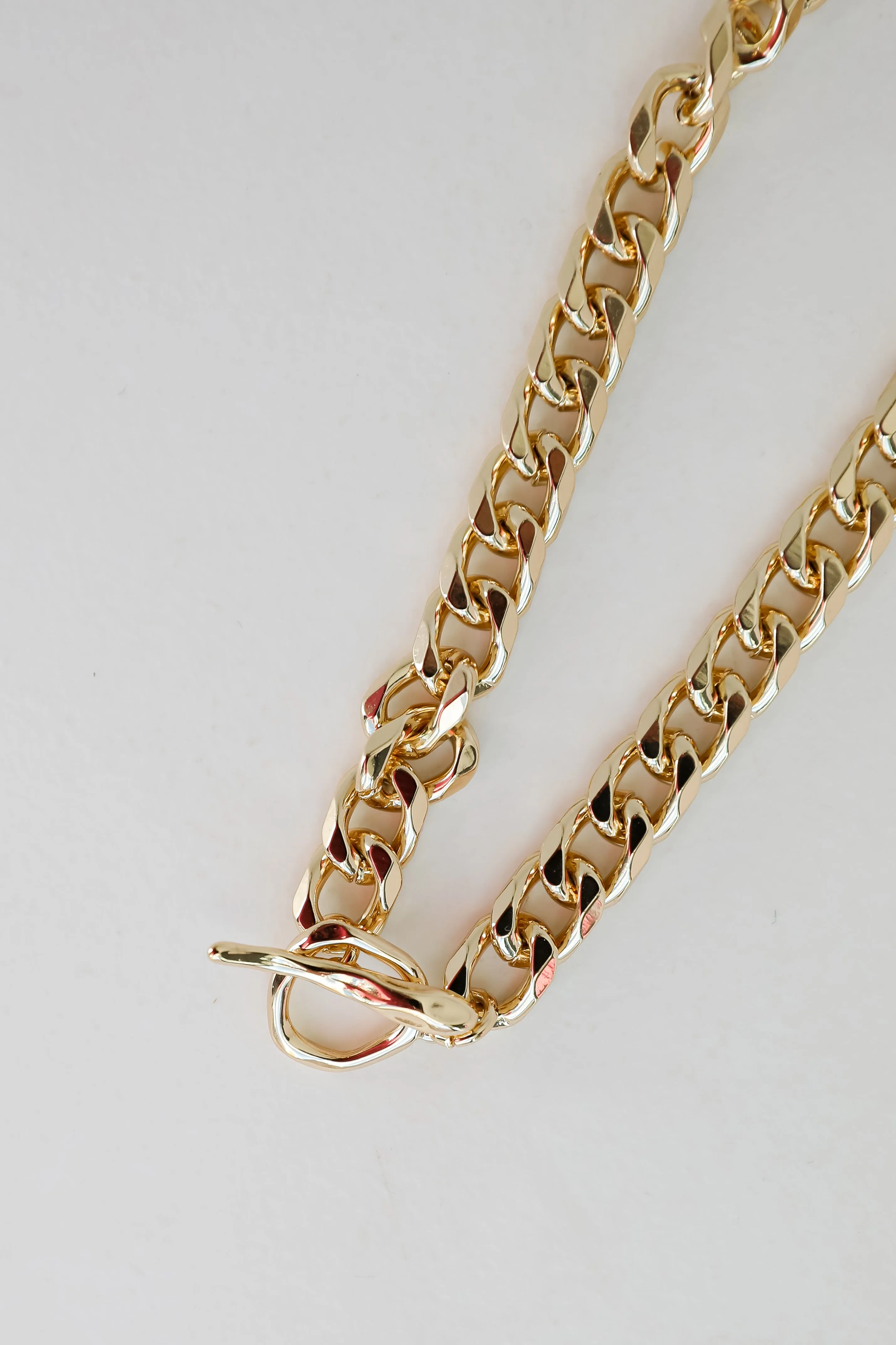 FINAL SALE - Harley Gold Chainlink Necklace