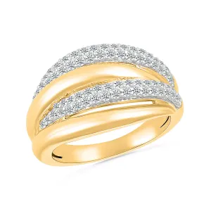 Forever Diamond Flowing Ring