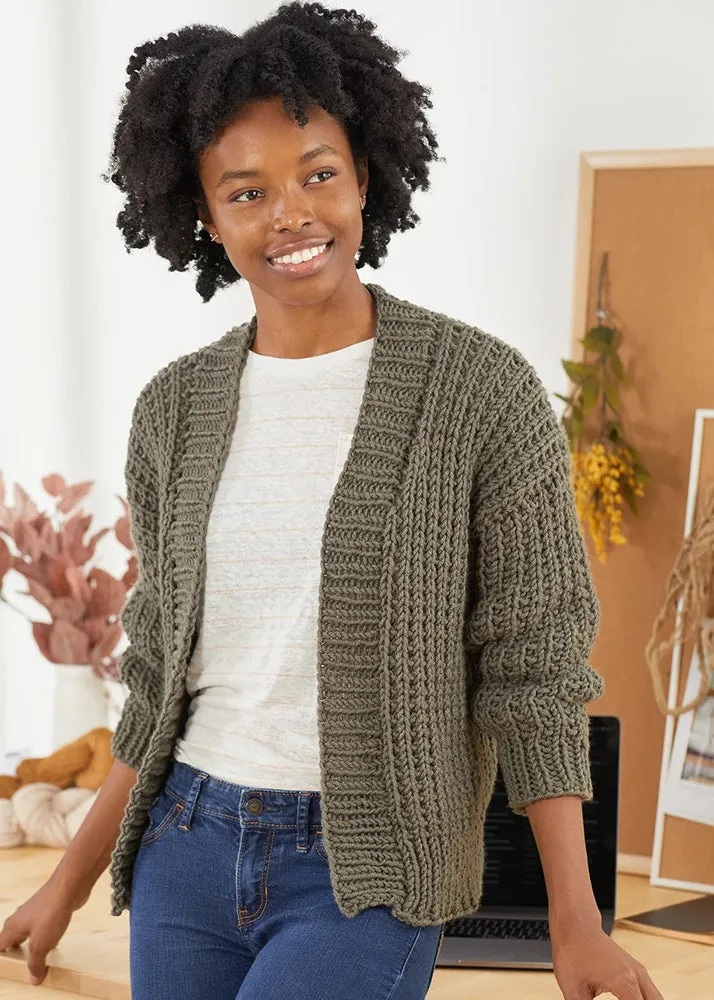 Free Textured Cardigan Pattern