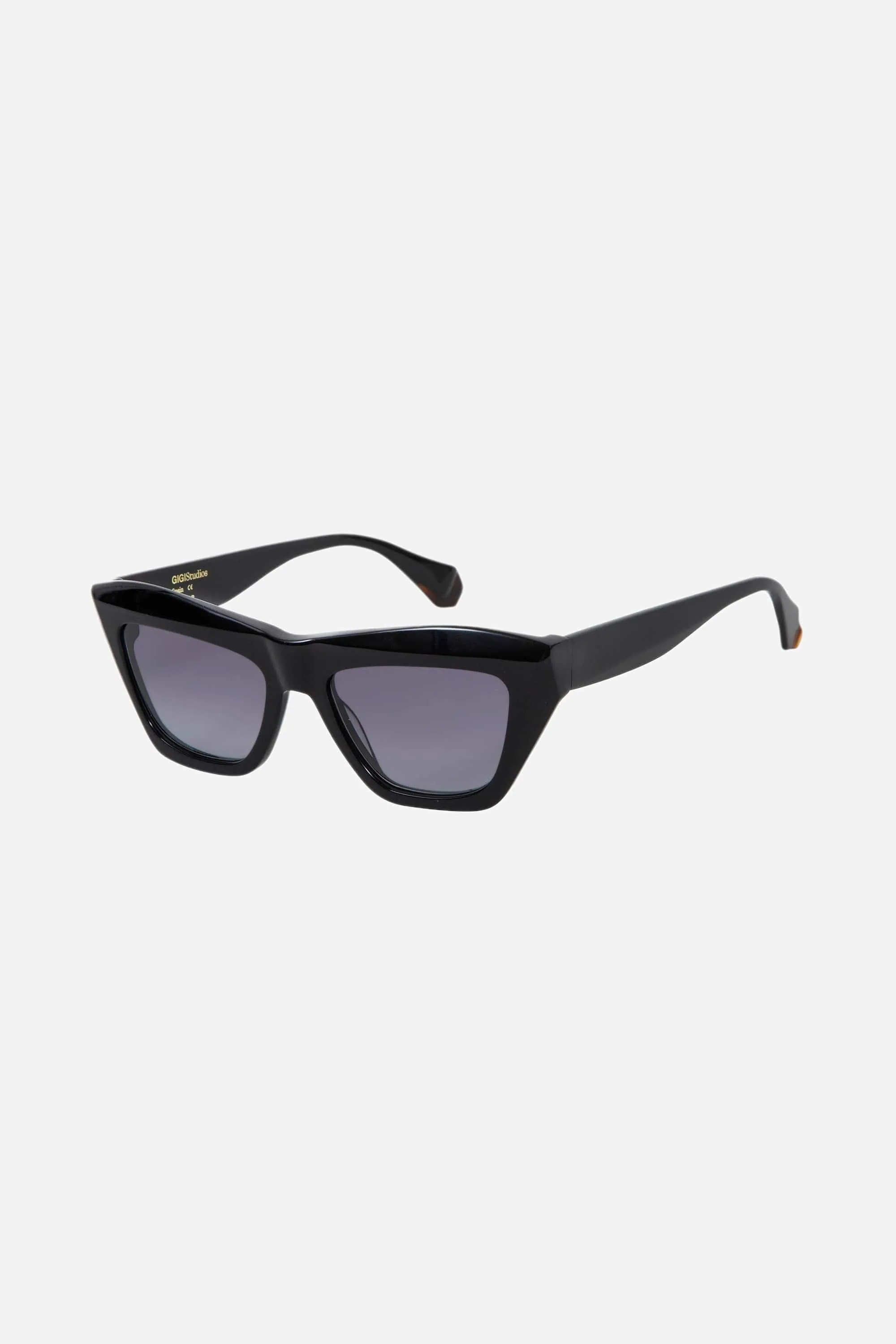 Gigi Studios cat-eye black bold sunglasses