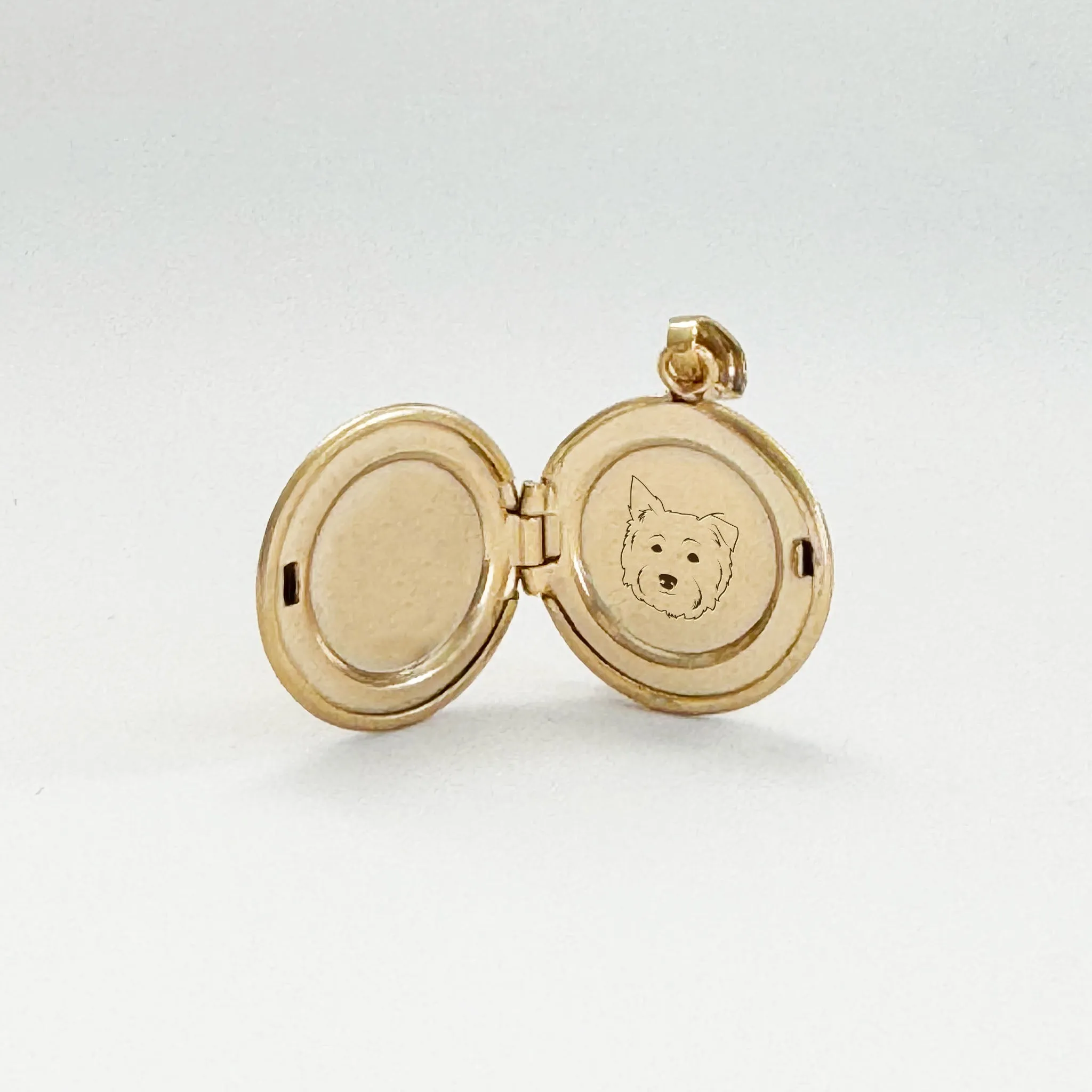 Gold Filled The Petite Silhouette Locket