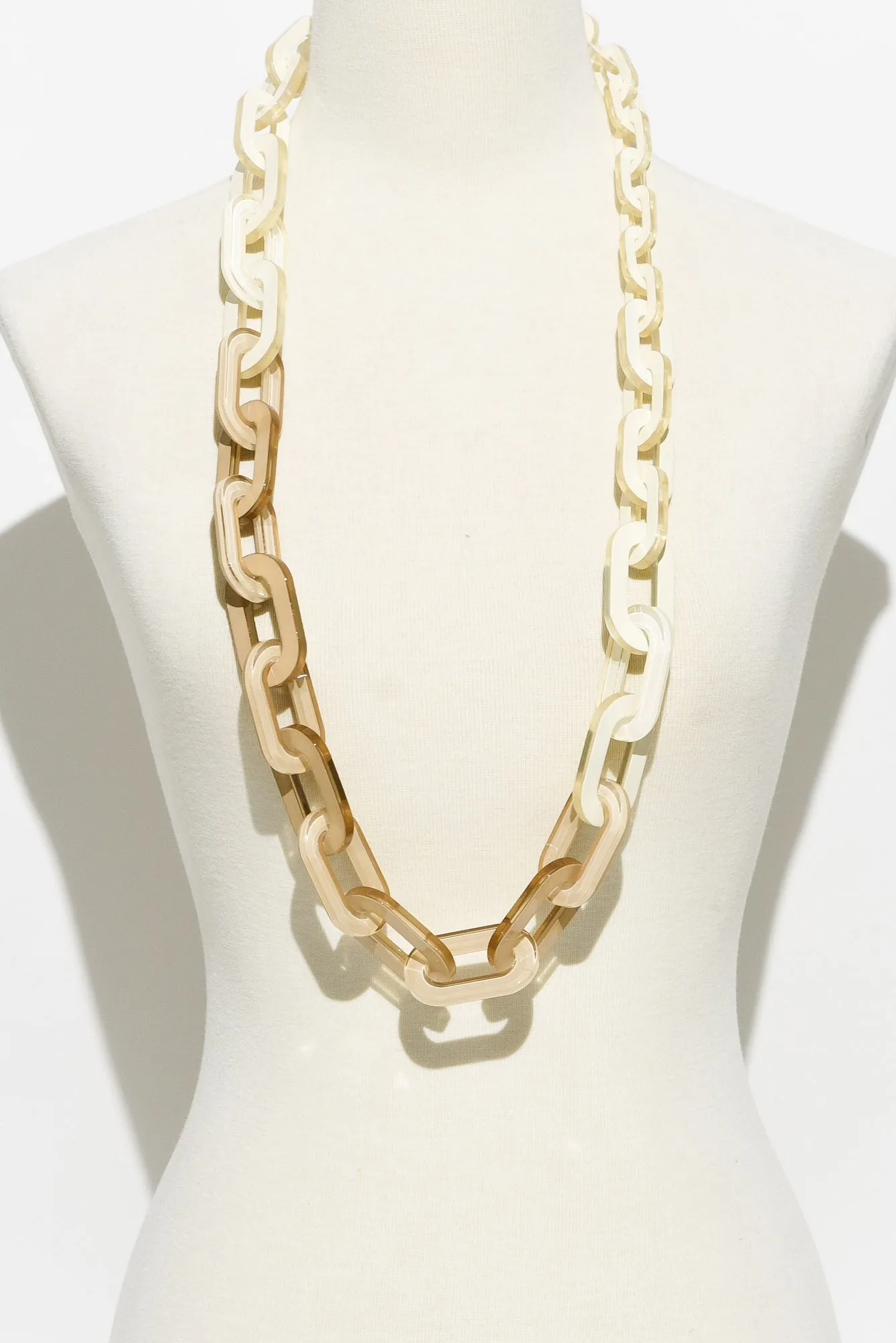 Hanoi Beige Linked Necklace