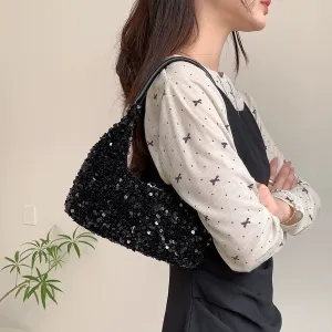 High-End Shiny Korean Version Sequin Handbag