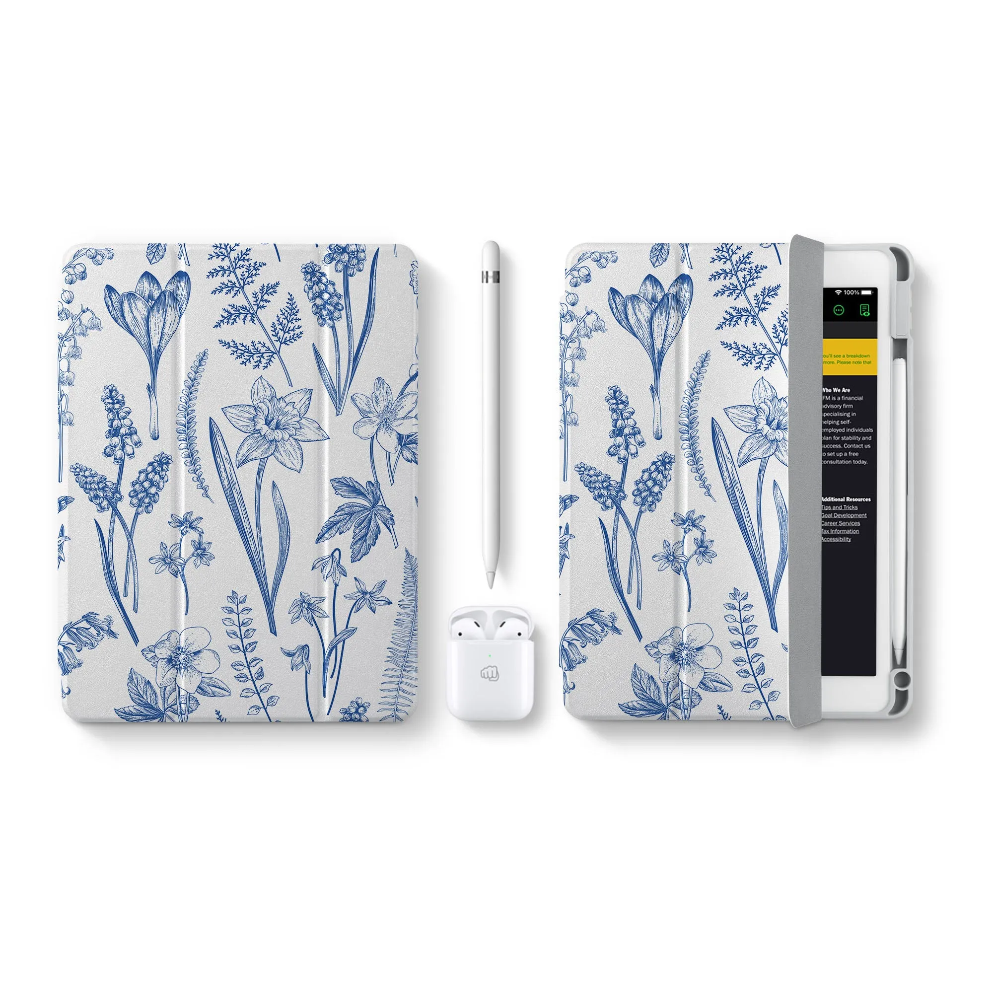 iPad 360 Elite Case - Flower