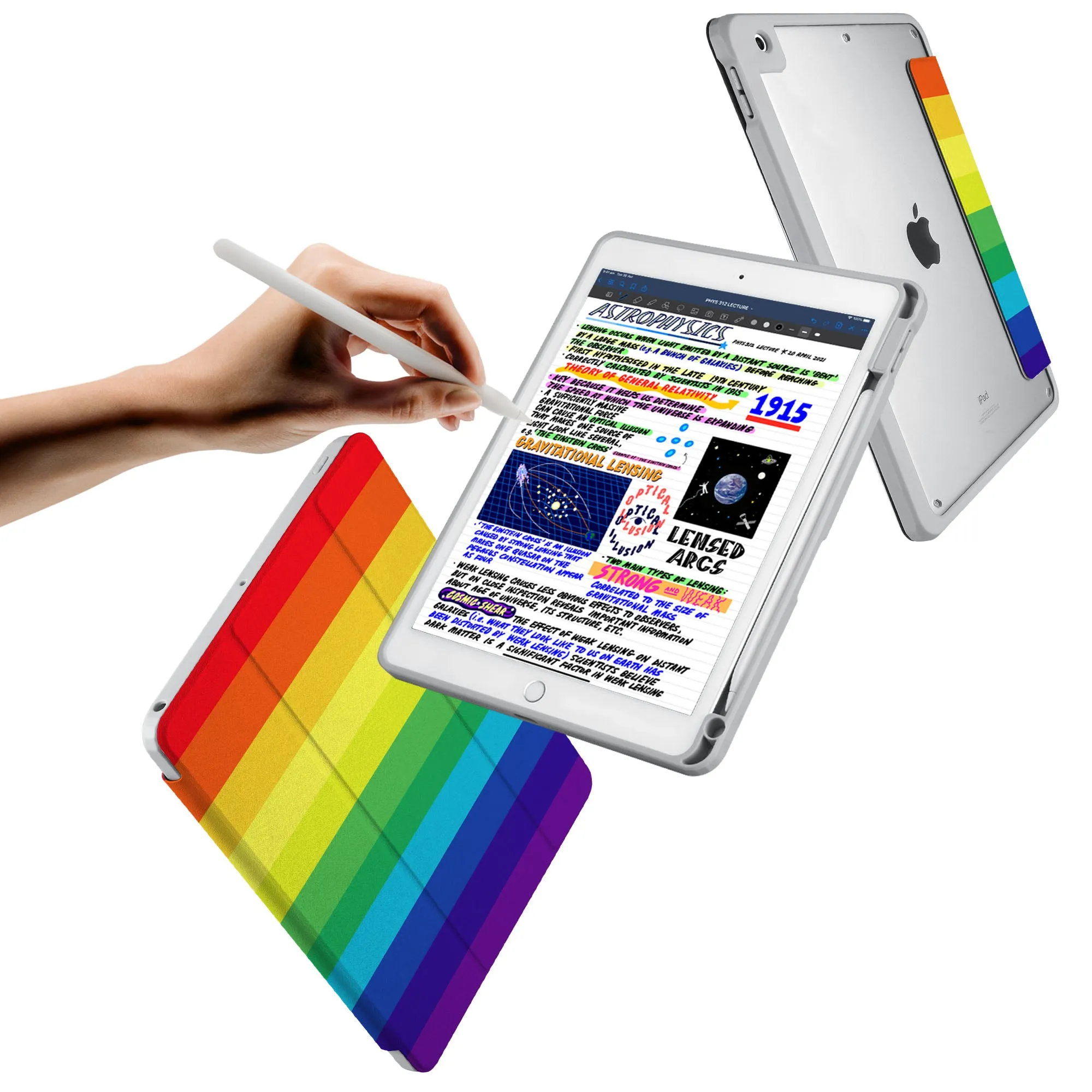 iPad 360 Elite Case - Rainbow