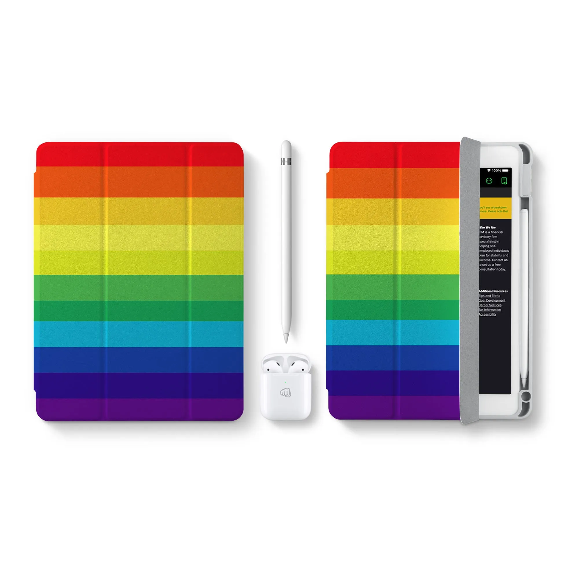 iPad 360 Elite Case - Rainbow