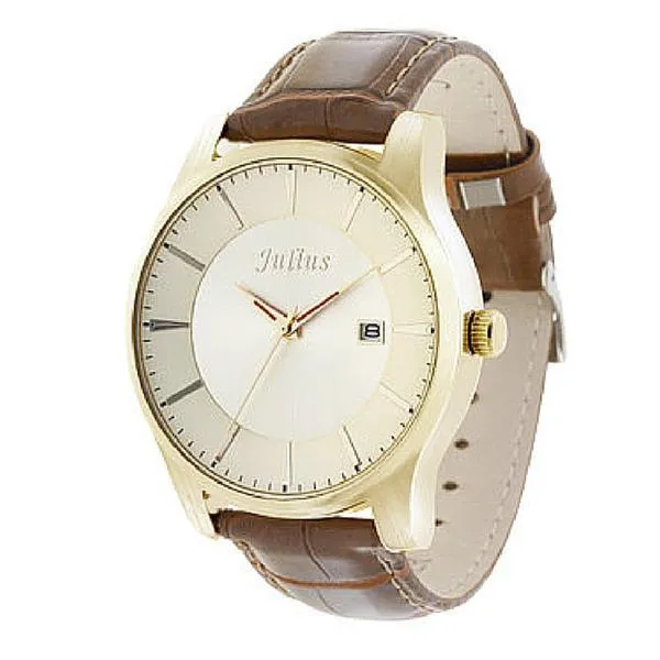 JS Elegante Leather Watch