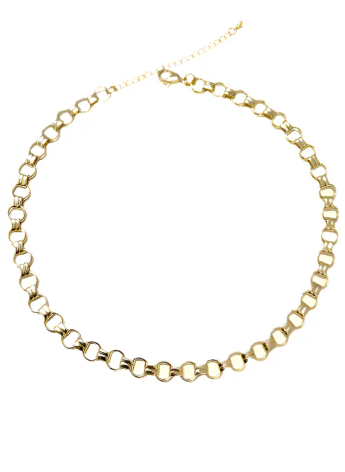 Mackenzie Gold Circles Necklace