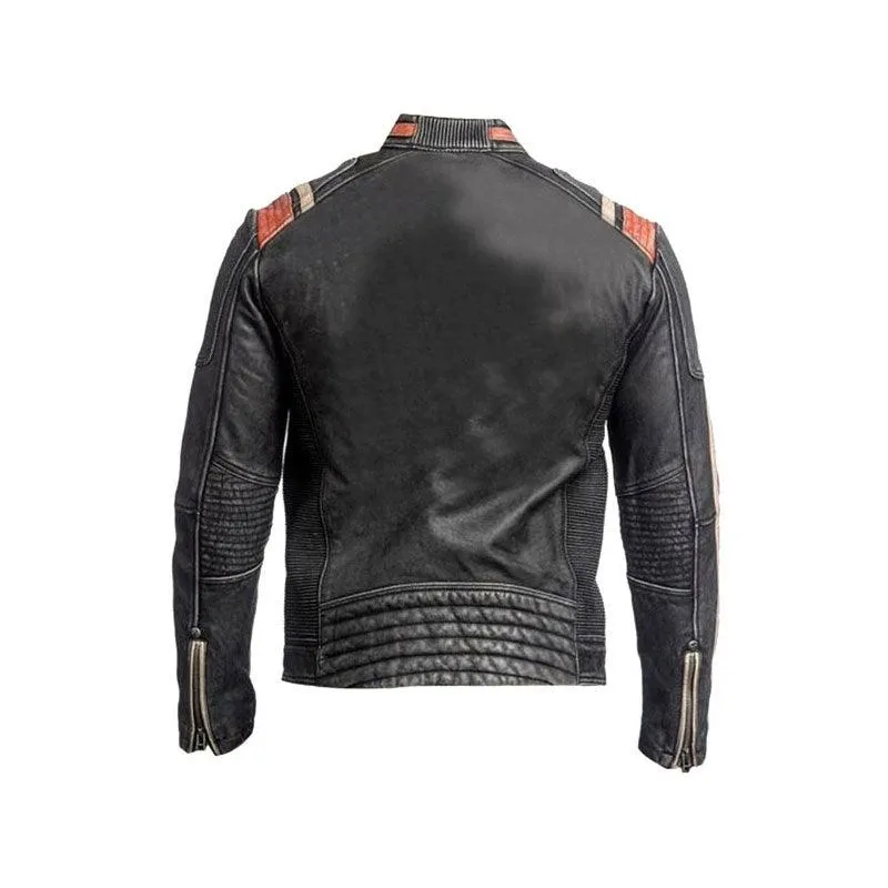 Men's Vintage Motorcycle Leather Jacket