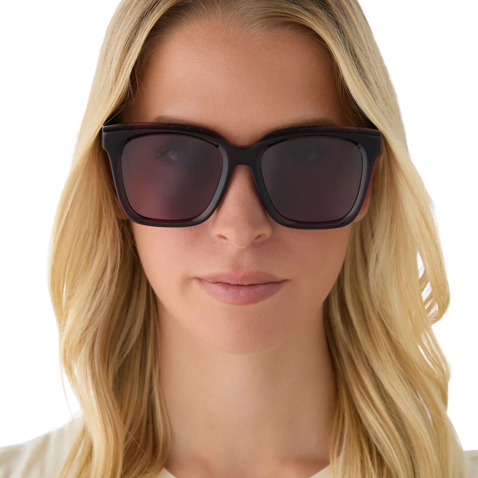 MEREDITH - AUBERGINE   AUBERGINE   SILVER FLASH SUNGLASSES