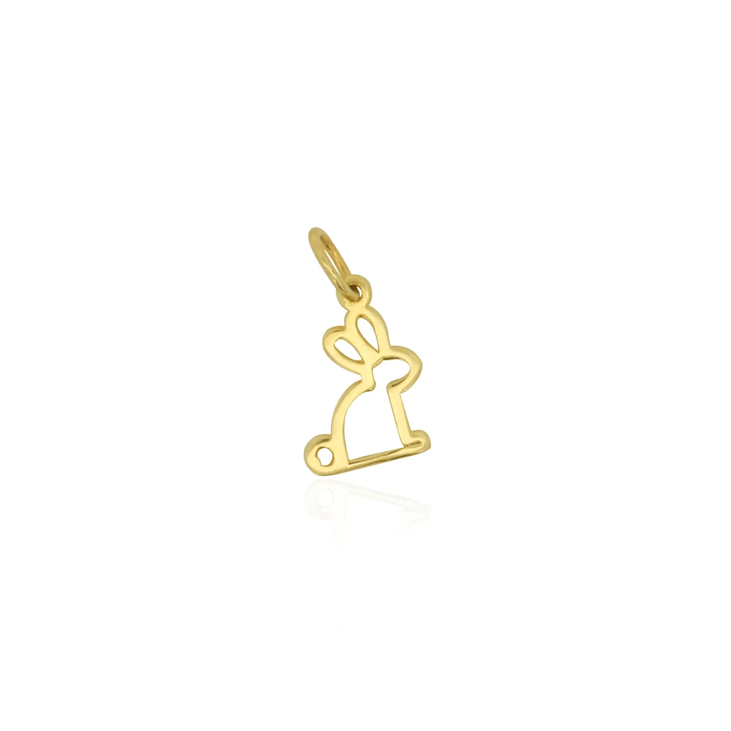 Mini Gold Bunny Charm