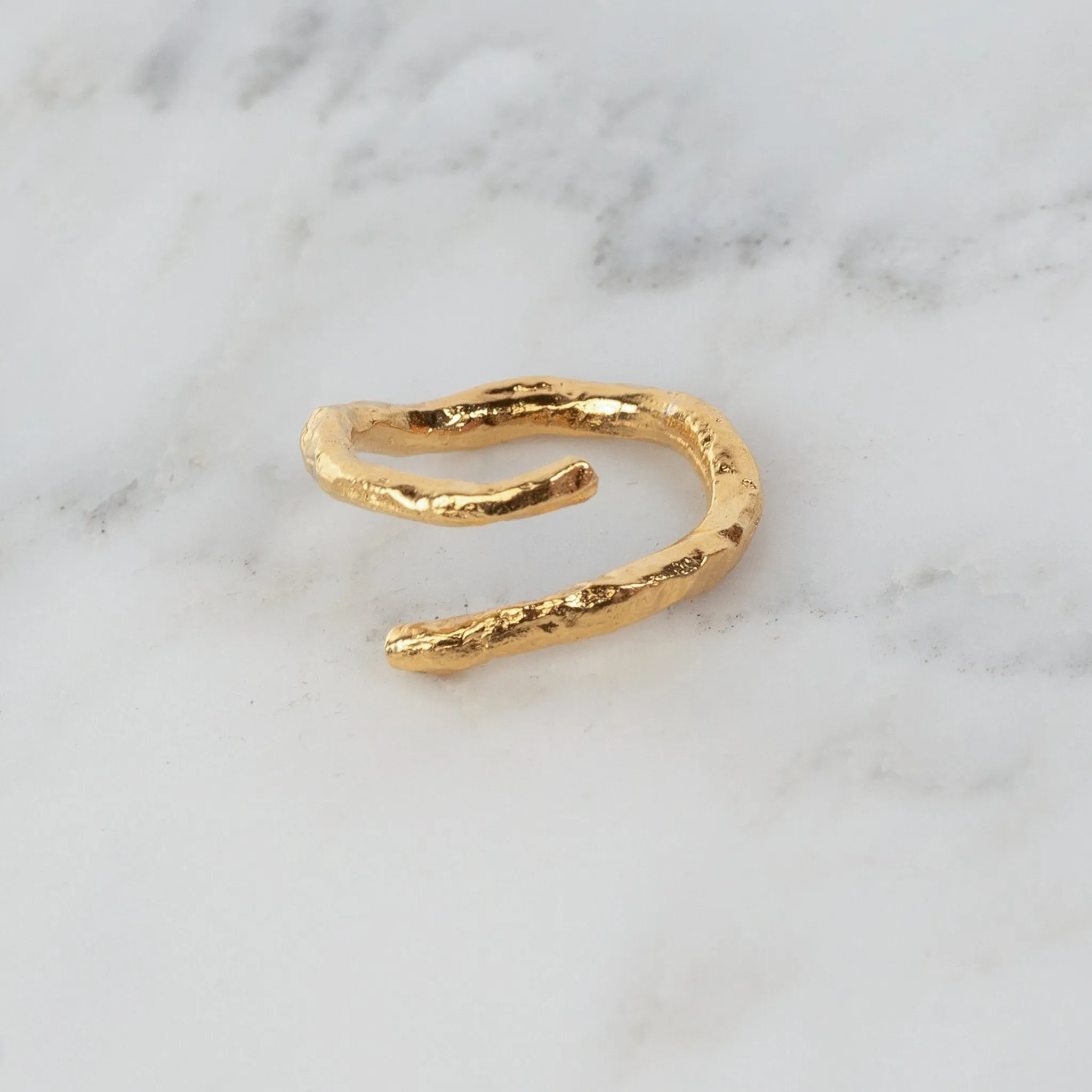 Par Ici Textured Wrap Ring - Gold or Silver (In-Store)