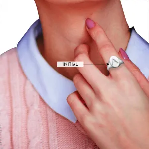 Personalized Initial Signet Ring