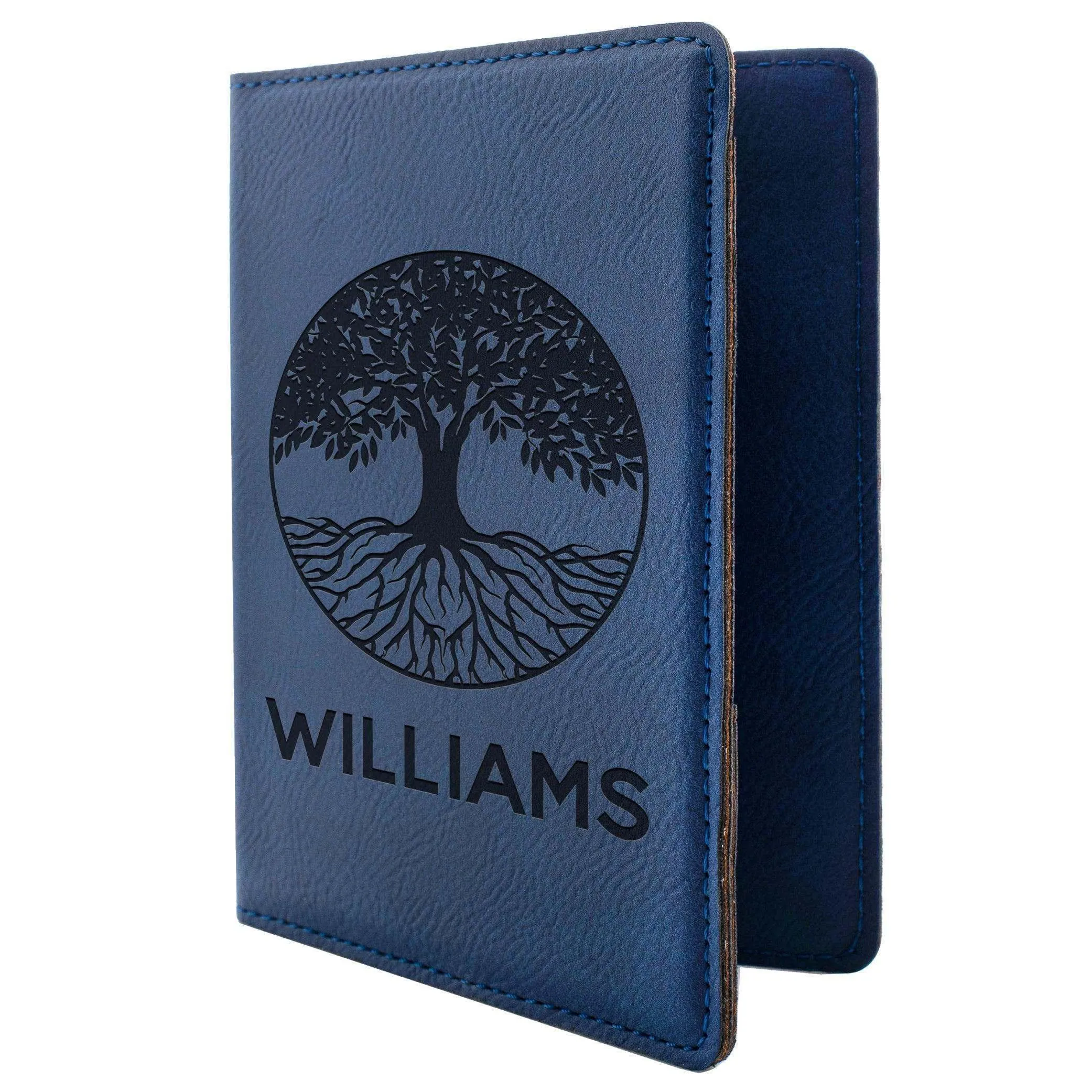 Personalized Passport Holder - Custom Leather Passport Cover