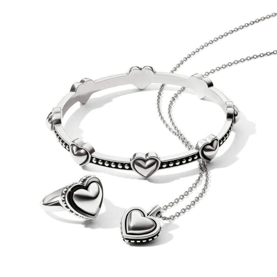 Pretty Tough Bold Heart Petite Necklace