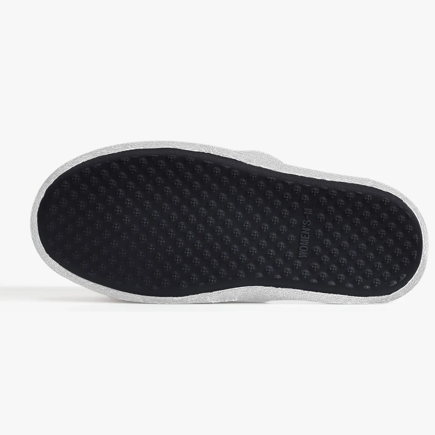 "Benji" White (Black logo) Classic Cotton House Slippers