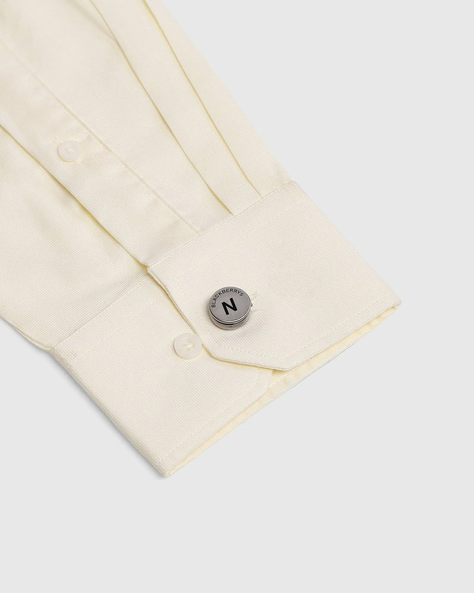 Shirt Button Cover With Alphabetic Initial-N