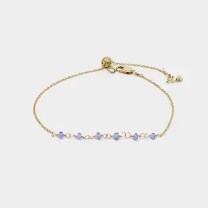 Simple Tanzanite Bracelet