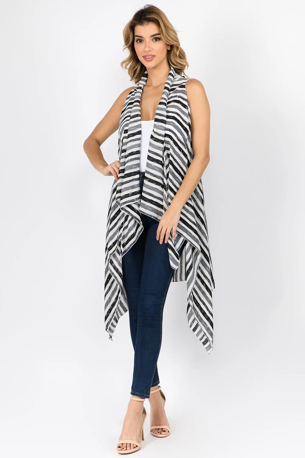 SN-60 colorful stripe vest