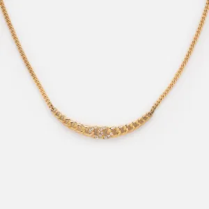 Solid Gold Bold Chain Link Necklace