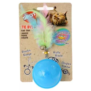 Spot Tie Dye Roller Ball Cat Toy - Assorted Colors - 1 Count