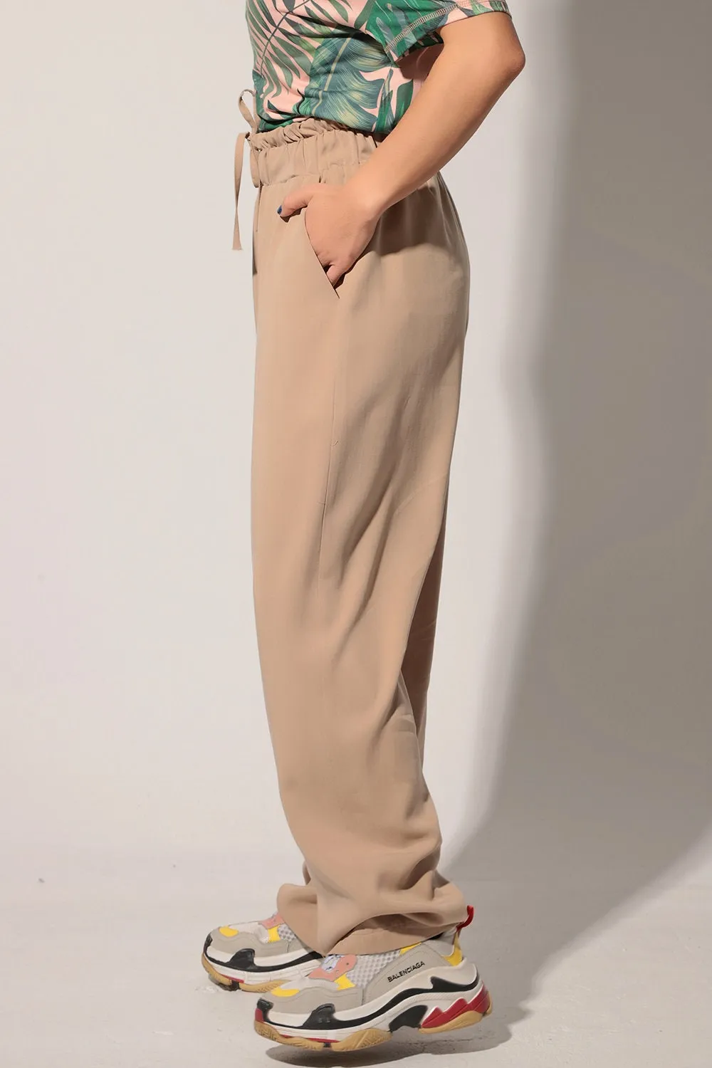 Stylish high-waisted trousers - DUNI