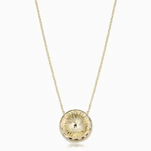 Sunburst Round Necklace