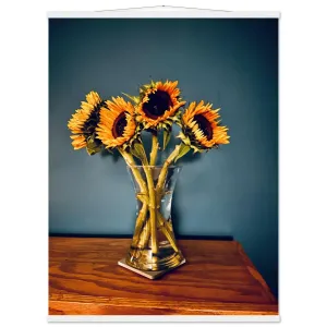 Sunflowers Premium Matte Paper Poster with Hanger Wall Art