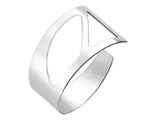 Tapered Cuff Cutaway Bangle